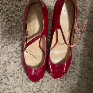 red high heels